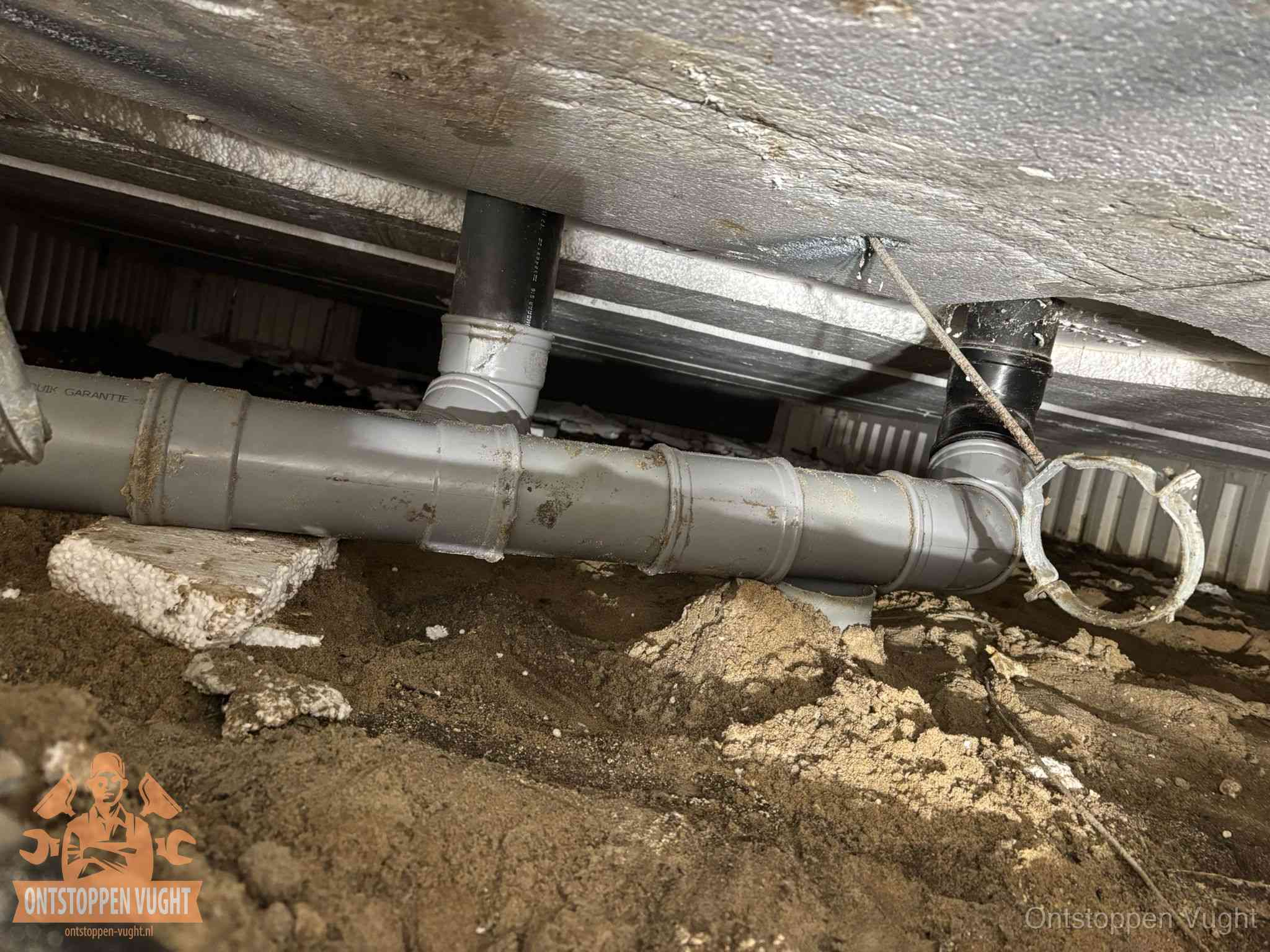 Gemengd gescheiden rioolstelsel in Vught