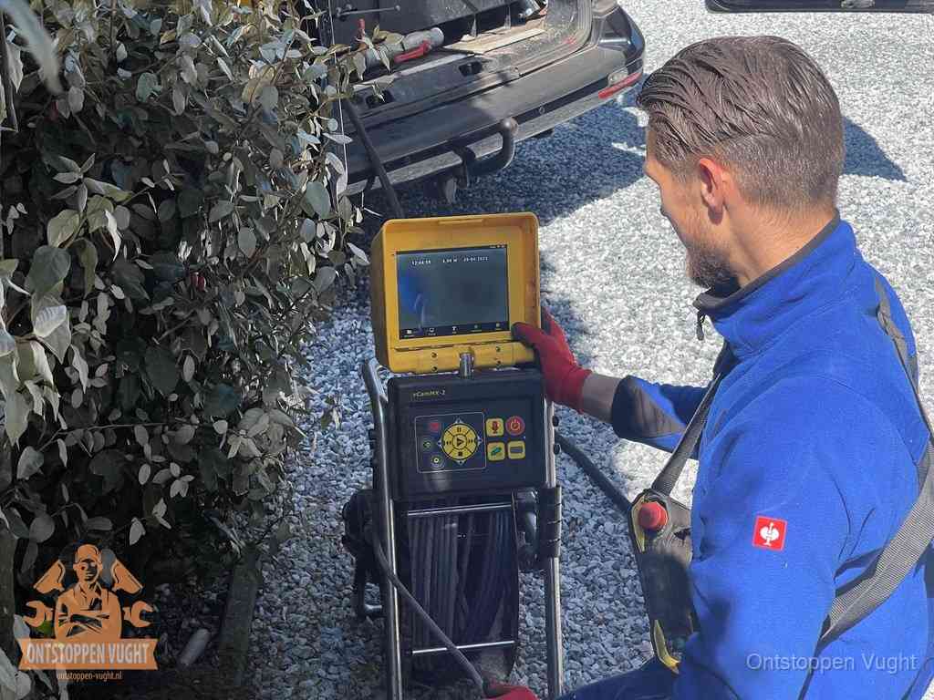 Rioolinspectie met camera in Vught